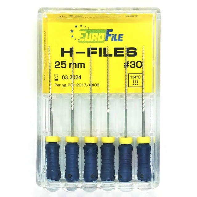 Н-Файл / H-Files №30, 25мм, (6шт), EuroFile / Китай